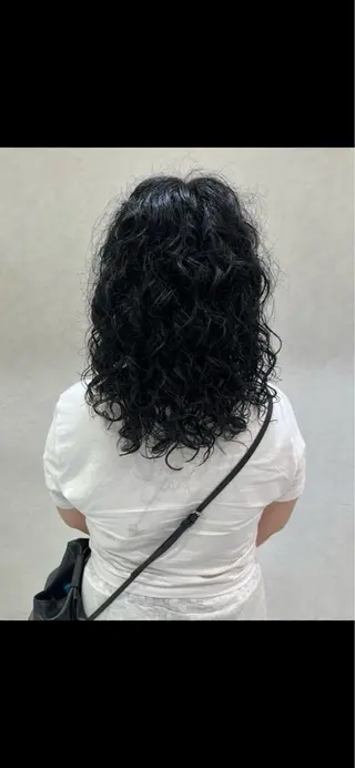 セミロング パーマ nono/パーマ /顔まわりカット🐈のヘアスタイル