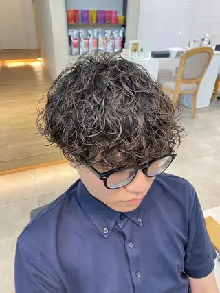 パーマ メンズ 新宿【メンズパーマ】 塩澤太一のヘアスタイル