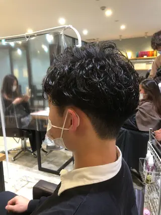 ショート カラー パーマ ヘアアレンジ メンズ キッズ ネイル マツエク・マツパ アイブロウ EnBlesS西宮 マンツーマン神道有基のヘアスタイル