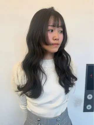 ロング きむらさくら/透明感 /レイヤーカットのヘアスタイル