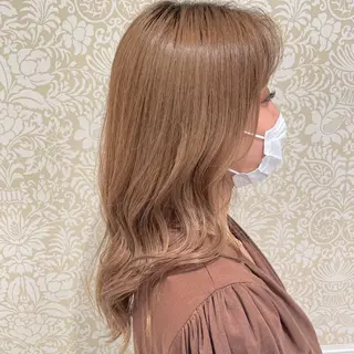 ロング 髪質改善カラー💎 オオネヨシナリのヘアスタイル