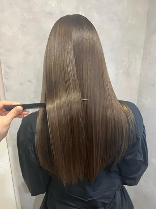 ロング カラー 中村 ひなたのヘアスタイル