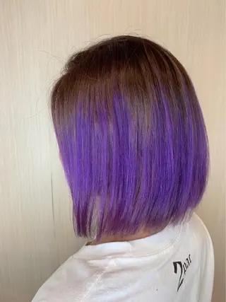 ショート カラー イヤリングカラー Ai 浅草橋店のヘアスタイル