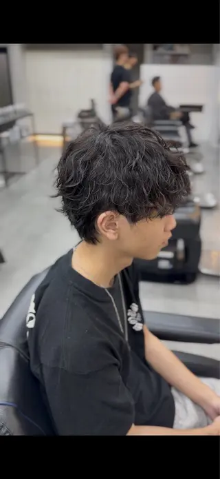 メンズ 藤本 航志のヘアスタイル