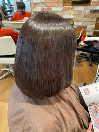 ミディアム カラー 三瓶 龍皇のヘアスタイル