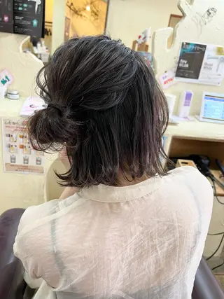 ミディアム カラー ヘアアレンジ 「sumi」 AMIのヘアスタイル