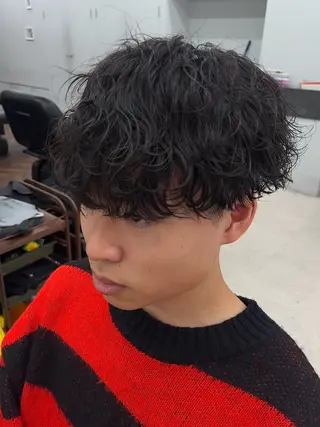 パーマ メンズ 🍐シャドウパーマ メンズ特化/守岡🍐のヘアスタイル
