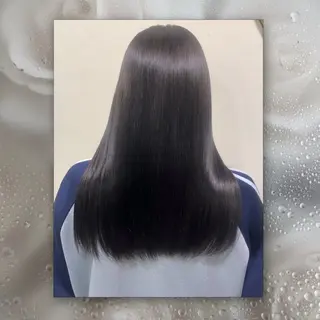 セミロング ルプラボウ/豊川/ 美髪カラー/アヤカのヘアスタイル