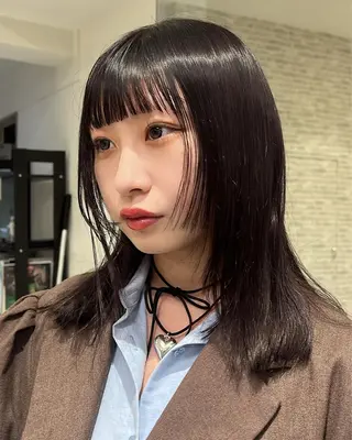 ミディアム カラー 艶髪【カラー支持率 No.1】リノ🪐のヘアスタイル