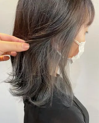 ミディアム カラー 𝘒𝘺𝘰𝘬𝘢 🌿のヘアスタイル