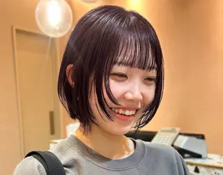 ショート カラー 🐢ダブルカラー🐢 透明感/このかのヘアスタイル