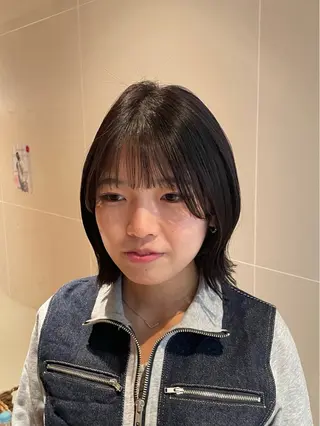 ミディアム パーマ 縮毛矯正/レイヤー 🌙児玉光瑠のヘアスタイル