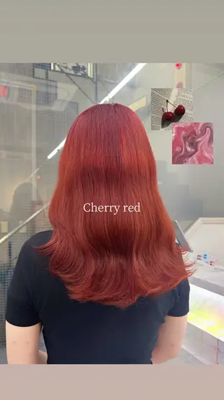 セミロング カラー 🍊暖色/ショート chihiro🌼ོのヘアスタイル