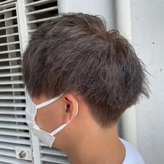 カラー パーマ メンズ 透明感カラー/ 韓国風🌿RIKOのヘアスタイル