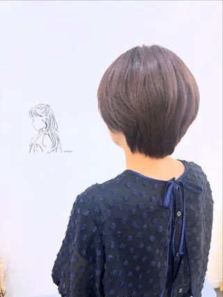 ショート カラー 似合わせ美髪ヘア✨ 天王寺.阿倍野🌈のヘアスタイル