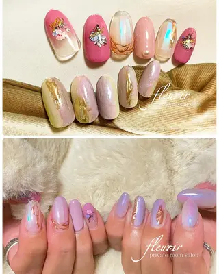 ネイル フルリール 【プライベートサロンのネイルデザイン