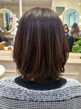 ミディアム ボブ職人/メンズバレ イヤージュ職人のヘアスタイル