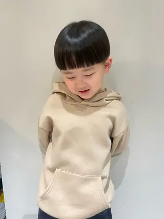 キッズ 渡部 円のヘアスタイル