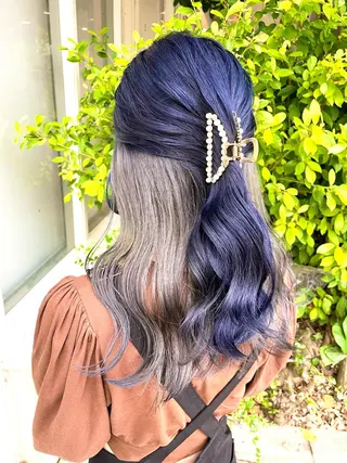 ロング カラー LUXBE LUCE ひなののヘアスタイル