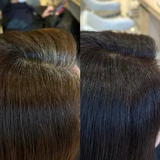 ミディアム カラー 宮原 佑莉のヘアスタイル