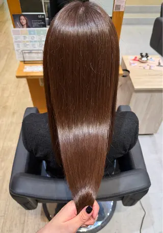 ロング 渡辺 優のヘアスタイル