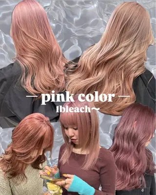 ロング 🫧ハイライトカラー 🫧 𝓜𝓘𝓤のヘアスタイル