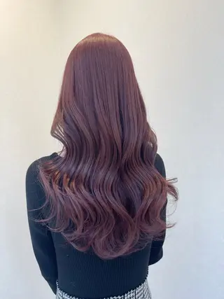 ロング MEI💫銀座 エクステ/艶カラーのヘアスタイル