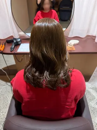 カラー YOKE 桃山台 SAKI♩ ܸのヘアスタイル