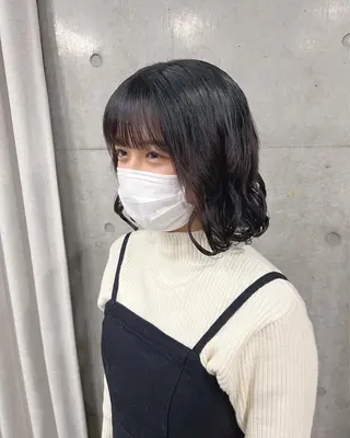 パーマ ボブパーマコテ巻き風 パーマNo1深江秀平のヘアスタイル