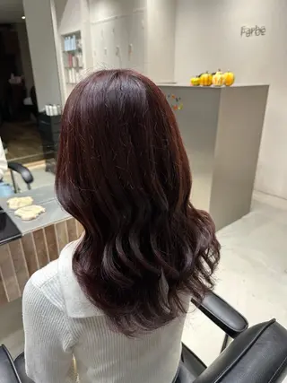 ロング カラー 横浜/メンズ特化/ Farbe/田中颯斗のヘアスタイル