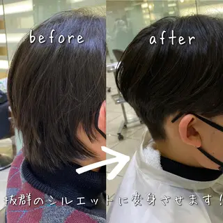 ショート メンズ 【髪質改善】 梅田　聡のヘアスタイル