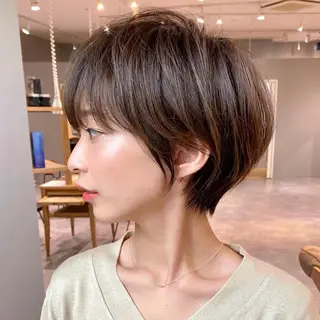ショート カラー ショート上手い人/ 東京/銀座/なかじのヘアスタイル