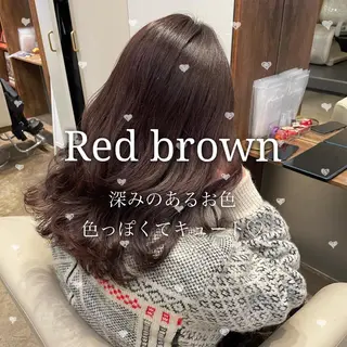 セミロング カラー 【完全個室】髪質改善 暖色カラー/山崎唯奈のヘアスタイル