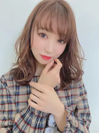 セミロング カラー ⭐️Shelter by TOKYO⭐️のヘアスタイル
