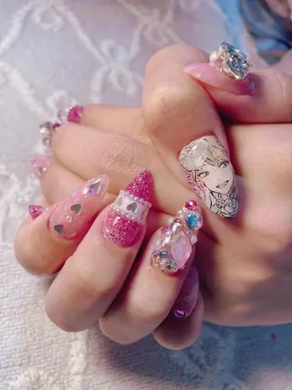 ネイル Spiky とうげ ふうかのネイルデザイン