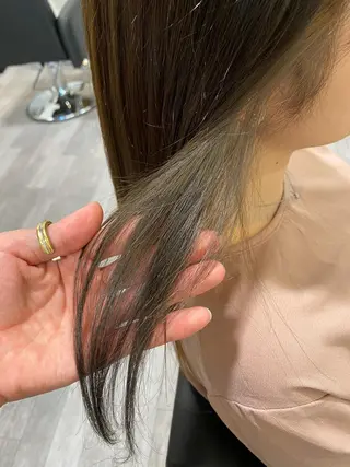 セミロング カラー 先着1名様限定 カット無料のヘアスタイル