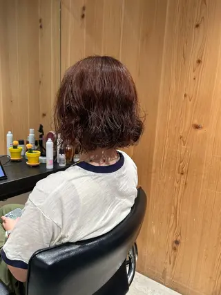 ショート カラー スキバサミを使わない カット🌼唯🌼のヘアスタイル
