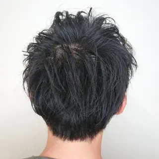 メンズ カラー パーマ ヘアアレンジ ブリーチ/ヘアケア/ 艶髪/イギチハルのヘアスタイル