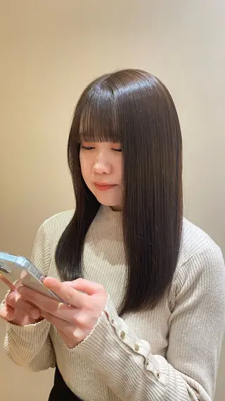 ロング カラー Zina南砂町 /渡部桐子のヘアスタイル