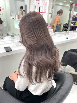 ロング カラー ヘアアレンジ 韓国アイドル🤍ブリ ーチカラー🤍わかなのヘアスタイル
