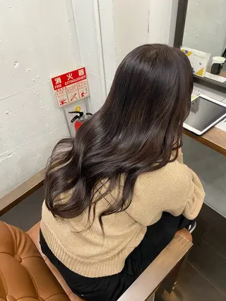 ロング カラー ヘアアレンジ 🍒ᩚ名駅/艶髪 縮毛矯正/あゆ🍒ᩚのヘアスタイル