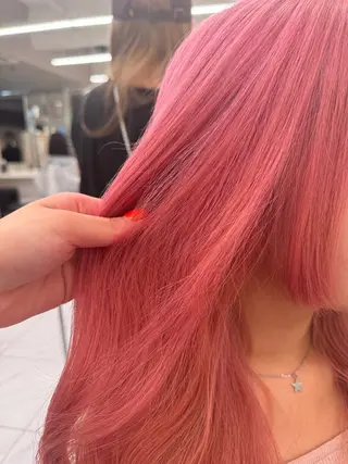 ロング カラー パーマ ヘアアレンジ メンズ キッズ 韓国系🇰🇷🩶 艶暗髪/MEIのヘアスタイル