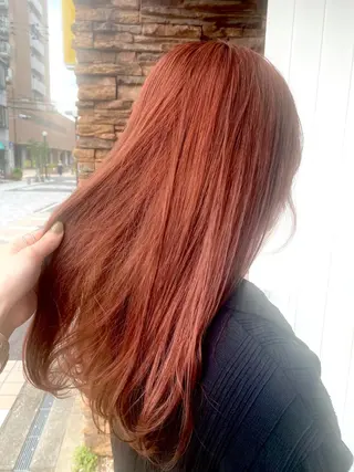 ロング カラー 髪質改善✨️透明感カ ラー✧*。山下さいみのヘアスタイル