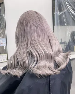 ロング カラー 名古屋ハイトーン/ 🐶ブリーチ専門店のヘアスタイル