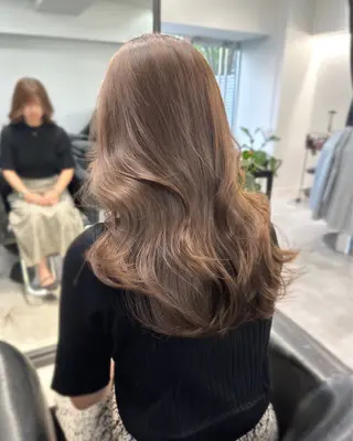 ミディアム カラー 韓国ヘア 店長NEGIのヘアスタイル