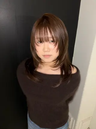 ロング カラー Mikoto /透明感カラー/原宿のヘアスタイル