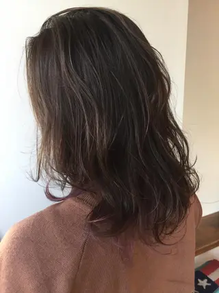 ミディアム カラー 💘透明感カラー💘 沖本 将宏のヘアスタイル