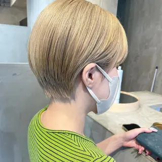 ショート カラー ヤマモト マイのヘアスタイル