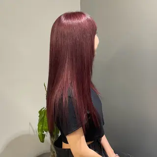 ロング カラー ヘアアレンジ fifth 石川 凪のヘアスタイル