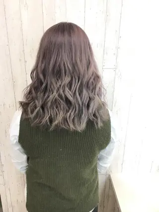ロング カラー チビ編み込みエクステ シールEXどぅ〜すのヘアスタイル